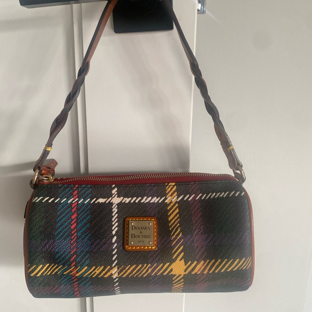 Dooney & Bourke Red and Blue Shoulder Bag
